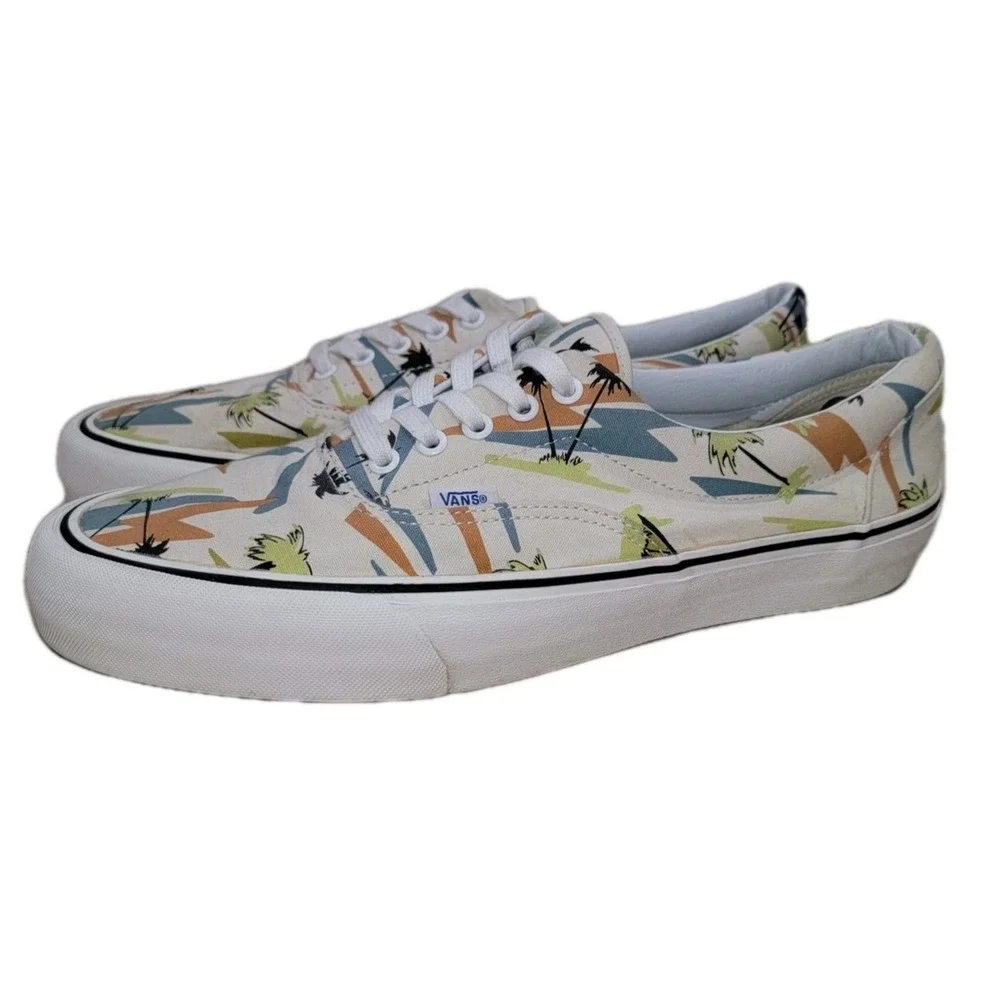 Vans Era SF Island Beach Palms Men Size 13 Canvas Skate Surf Board Shoes Low Top